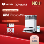 [2025 NEW] ECOVACS DEEBOT T50 Pro OMNI AI Robot Vacuum | 15000 PA | AIVI 3D 3.0 | TruEdge™ 2.0 | ZeroTangle™ 2.0 | All-in-one OMNI Station | 9mm Auto Mop-Lifting | YIKO GPT | APP Control [2 Years Warranty]